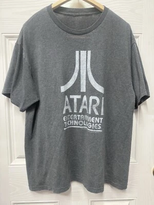 Atari Entertainment Technologies Logo Shirt |MENS | Gray | XL - Imagem 1 de 3