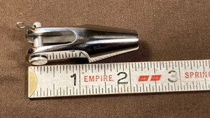 ATTWOOD NOS Chrome Marine Boat Deck Hardware Stainless Steel Cable Rope End Rod - Picture 1 of 17