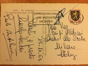 Cartolina autografa di Carla Fracci - Picture 1 of 1