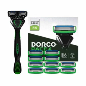Dorco Pace6 Shaving Razor 1 Handle + 11 Cartridges Set - FREE SHIPPING - Picture 1 of 1