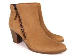 Sandler 'Yates' Tan Nubuck Leather Ankle Boots size 42 - Picture 1 of 11