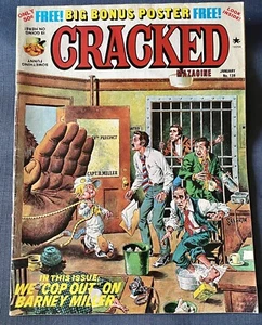 Parodia de TV Vintage CRACKED Magazine Barney Miller Fonz #139 Edición de enero de 1976 - Imagen 1 de 4