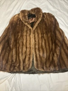 Vintage Thomas E. McElroy Chicago Womens Beaver Fur Stole  - Picture 1 of 8