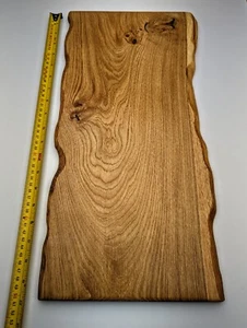 Rustic 1" Oak Live Edge Chopping Board Or Table Top Butchers Block James Martin - Picture 1 of 19
