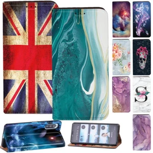 Funda tipo billetera de cuero con soporte para teléfono para Sony Xperia L4/1 II/10 II/10 III/10 IV - Imagen 1 de 23