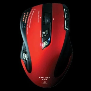 SHOGUN BROS Ballista MK-I USB Pro Gaming Mouse rot - Bild 1 von 3