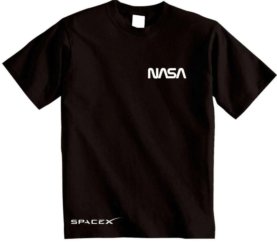 NASA SpaceX T-shirt Falcon, SPACE Agency tee  SpaceX Elon Musk T Shirt Unisex - Image 1 of 4