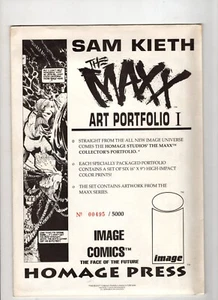 SAM KIETH / THE MAXX Art Portfolio I ~ SEALED / #495 / Six 6" x 9" Color Prints - Picture 1 of 7