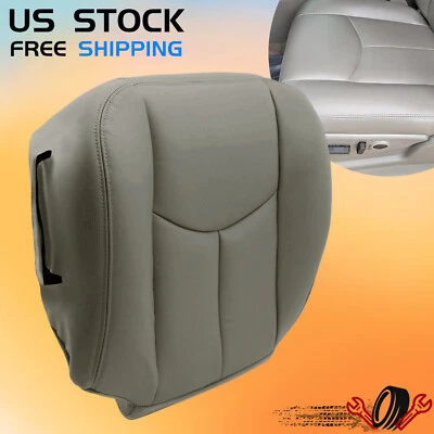 For 2003 2004 2005 2006 Chevy Tahoe Suburban Driver Bottom Seat Cover Gray 922 - Image 1 of 4