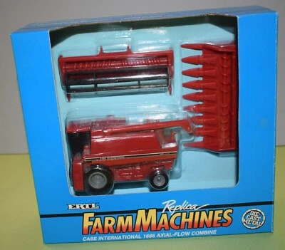 ERTL 1/64 Scale Case IH 1666 Axial-Flow Combine with both heads - Image 1 of 4