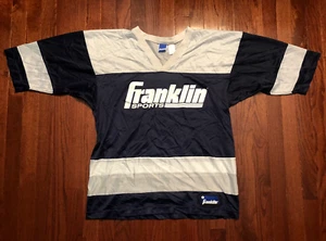 CAMISETA DEPORTIVA DE HOCKEY CALLEJERO FRANKLIN VINTAGE AÑOS 80 PARA HOMBRE GRANDE AZUL GRIS AÑOS 80 e - Imagen 1 de 6