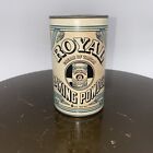 Vintage 1938 Royal Baking Powder Tin Can 6 Ounces W Contents  Cream Of Tartar