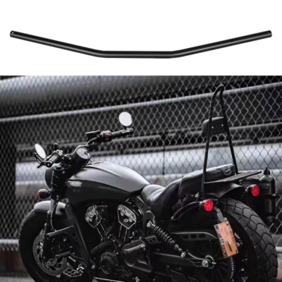 Barras de arrastre negras para manillar de motocicleta de 1" 25 mm para Indian Scout Sport Bobber Foto 1 de 4