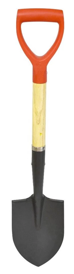 KOMBO MINI PALA/VANGA DA GIARDINO 70 CM IN ACCIAIO VERNICIATO MANICO IN ABS+TPR