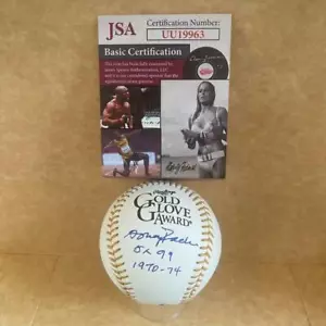 DOUG RADER ASTROS 5X GG 1970-74 SIGNED GOLD GLOVE BASEBALL JSA UU19963 - Picture 1 of 3