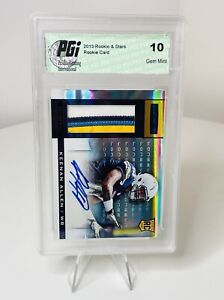 2013 Rookies & Stars #216 Keenan Allen Rookie RC Patch Auto /10 Chargers PGI 10