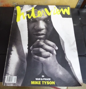 Mike Tyson - Interview magazine - Oct 1990, Don King, Ray Liotta, Clint Eastwood - Picture 1 of 5