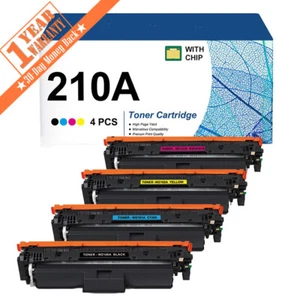 4 PACK 210A W2100A W2101A W2102A W2103A Toner Set Compatible with HP (With Chip) - Picture 1 of 5