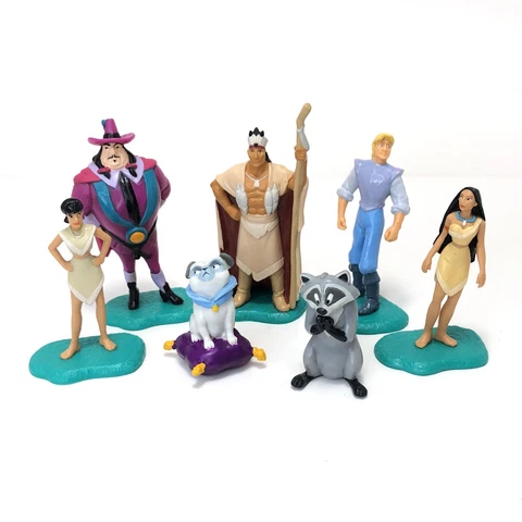 Pocahontas Applause PVC 7 Figure Set Nakoma Meeko Powhatan Ratcliffe Percy Smith Cover