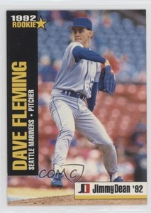 1992 Jimmy Dean Rookie Stars Food Issue Dave Fleming #6