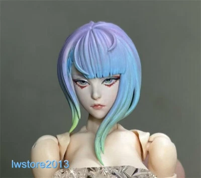 1:6 1:12 1:18 Punk Girl Lucy Head esculpida para cuerpo de figura de acción femenina de 12" 6" Foto 1 de 4