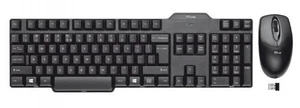 Trust Wireless Deskset Tastatur RF Wireless Schwarz (ITA Layout - QWERTY) - Bild 1 von 1