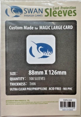 100 Swan Panasia 'MTG Oversized, Planechase' Board Game Sleeves 88 x 126mm - Image 1 of 3