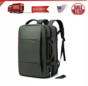 45l Erweiterbarer Rucksack Wasserabweisend Geeignet Reise College Laptop Backp - Bild 1 von 8