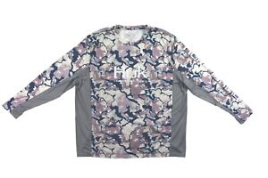 Size 2XL - Huk Icon X Ocean Tally Camo Fishing Long Sleeve Performance Shirt