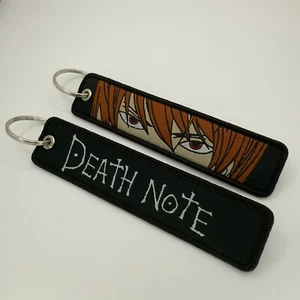 Light Yagami Jet Tag – Death Note Anime Keychain – Double-Sided Embroidered Gift - Picture 1 of 3