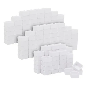 150 Pc Plastic Watercolor Half Pans for Color Mixing, 0.6 x 0.7 x 0.32 in, White - Picture 1 of 8