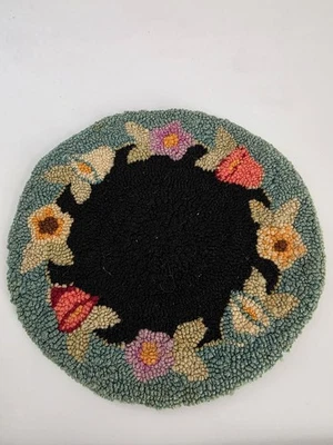 Антикварный ковер для кукольного домика ручной работы 7 дюймов - Изображение 1 из 2