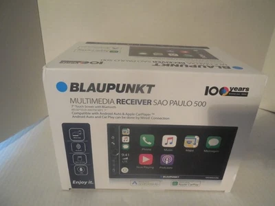 New Blaupunkt Double DIN Receiver Mechless SAO PAULO 500 7'' Touchscreen Video - Image 1 of 2
