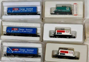 Märklin mini-club 3x SBB vagón 3x camión cisterna muy bien conservado en embalaje original - Imagen 1 de 1