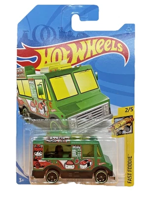 Hot Wheels Quick Bite – Fast Foodie Truck 2/5 – 2022 Long Card Sushi Truck – New - Image 1 of 4