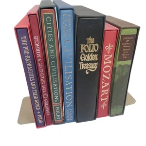LOT (7) FOLIO SOCIETY Books HC in Slipcases: Mozart, Cities & Civilisations ++ - Imagen 1 de 22