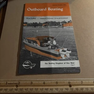 Vintage 1960 Outboard Boating Magazine: Key West Florida / Outboarding Insurance - Bild 1 von 6