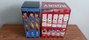 Sylvester Stallone VHS Box Sets - Rambo, Rocky - Picture 1 of 10