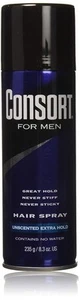 Consort For Men Hair Spray Unscented Extra Hold 8.30 oz (Pack of 3) - Picture 1 of 3