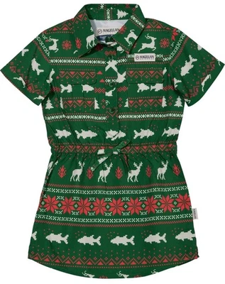 NEW Girls Magellan Outdoors Christmas Dress - Image 1 of 4