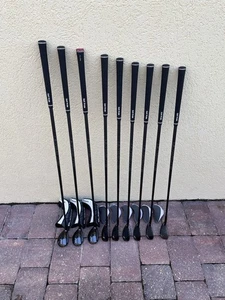 Cobra 2023 T Rail Hybrid Senior Hybrid Combo Set (9 Clubs - 4 Thru SW) Excellent - Picture 1 of 16