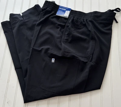 ¡NUEVO! Pantalones Médicos Scrubstar Performance Para Mujer 3XL Negros Pierna Recta Nuevos Foto 1 de 4