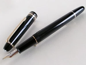 Montblanc Meisterstück Classique 145 Füllfederhalter schwarz GT 14K F Feder - Bild 1 von 13