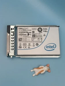R1K6J DELL INTEL DC P4510 SERIES 4TB PCIe NVME 2.5 SSD SSDPE2KX040T8T R640 R740 - Picture 1 of 2