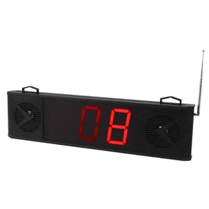 (100‑240V US Plug)Queue Calling System Loud Speaker Screen Display 3 Digits - Photo 1/12