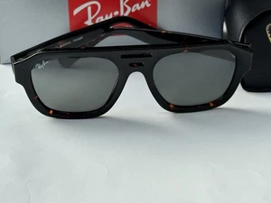 NEU Ray-Ban RB4397 135971 CORRIGAN BIO Sonnenbrille poliert Havanna dunkelgrün 54 - Bild 1 von 16