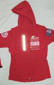 AF Corse Racing Ferrar CLIQUE BRAND Mildford Waterproof Hoodie Jacket SIZE 36 S - Picture 1 of 14