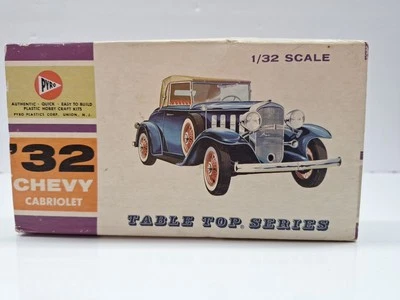 Vintage PYRO 32 Chevrolet Cabriolet 1/32 Scale Tabletop Series Model C291-50 - Image 1 of 4