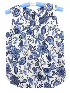 GAP Women's Thin Lightweight See Through Cotton Floral Tank Top Multicolor S - Picture 1 of 13