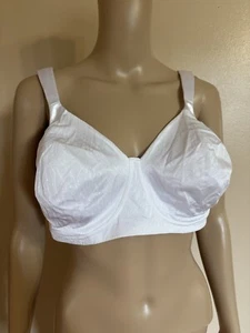 Playtex 42D Style 4569 Wirefree Unpadded White Full Coverage T Shirt Bra - Picture 1 of 8